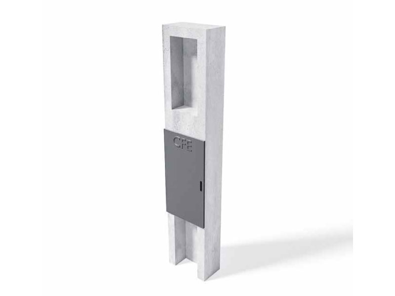 Murete de baja tensión acometida subterránea